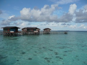 Our jetty - the water villas